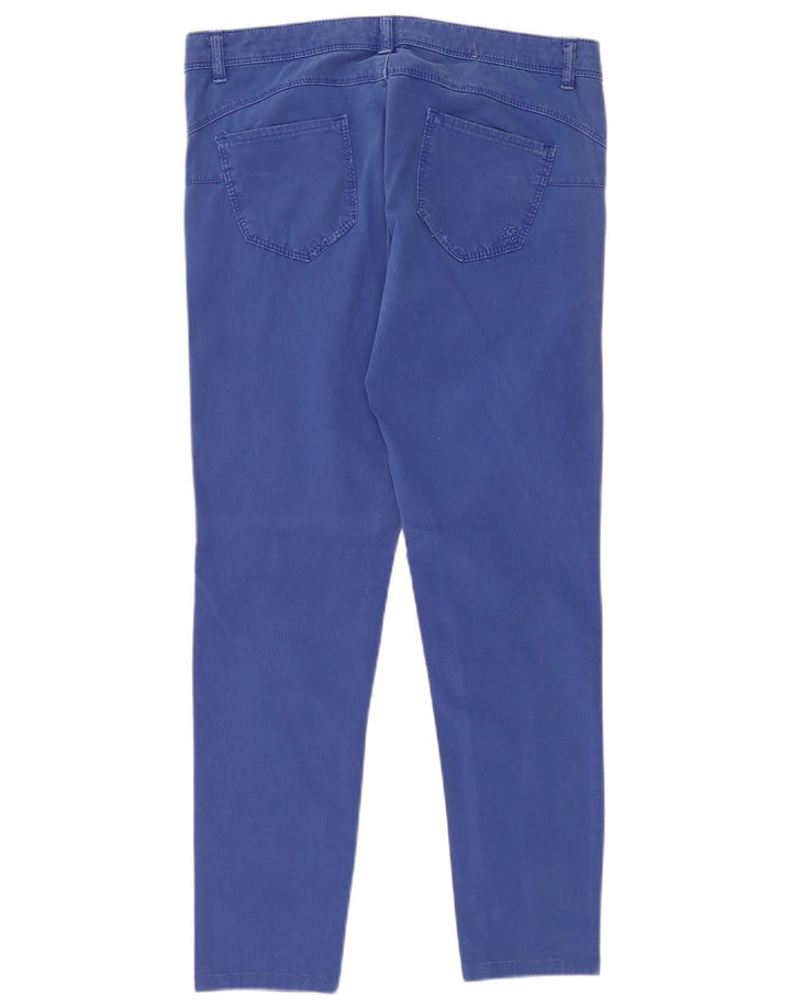 Calça feminina casual super skinny BENETTON W30 L27 algodão azul