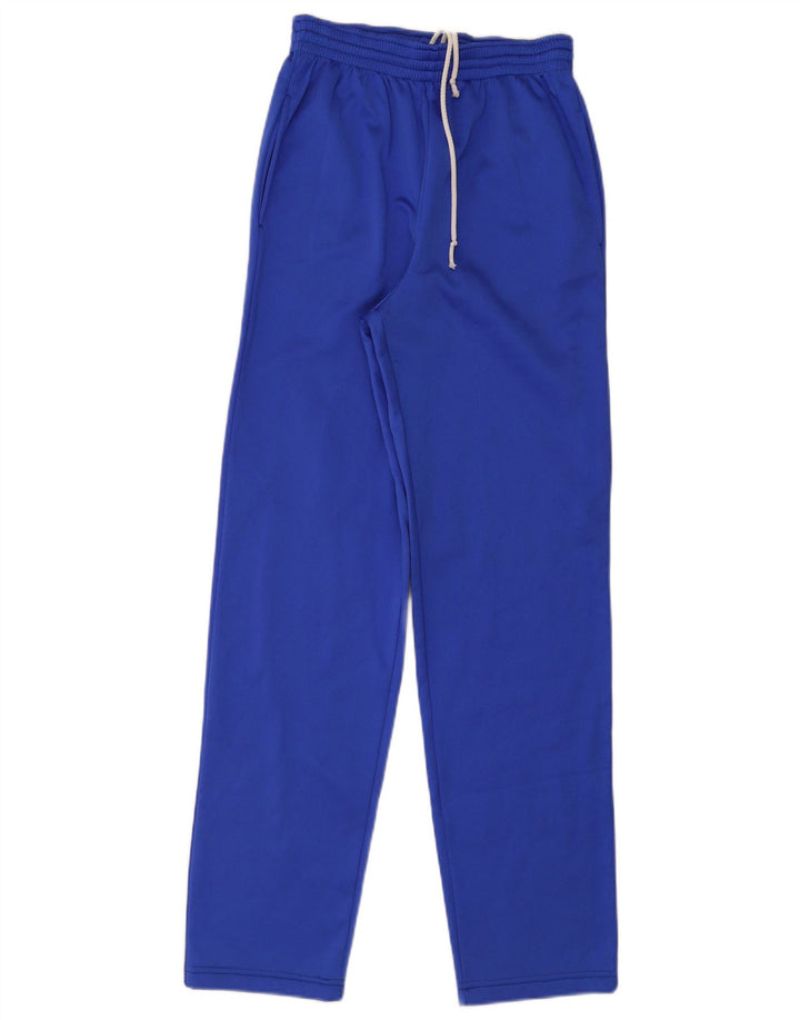 Calça de treino masculina vintage poliamida azul médio