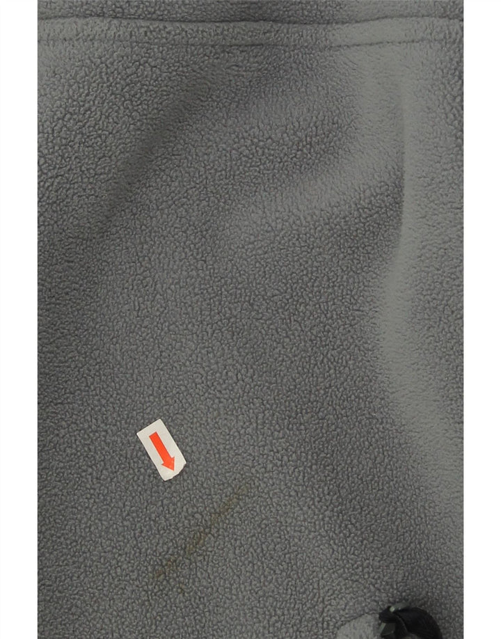 Musto Suéter masculino de lã com botão e gola XL poliéster cinza