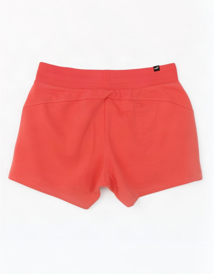 Shorts esportivos femininos Puma UK 14 médio algodão rosa