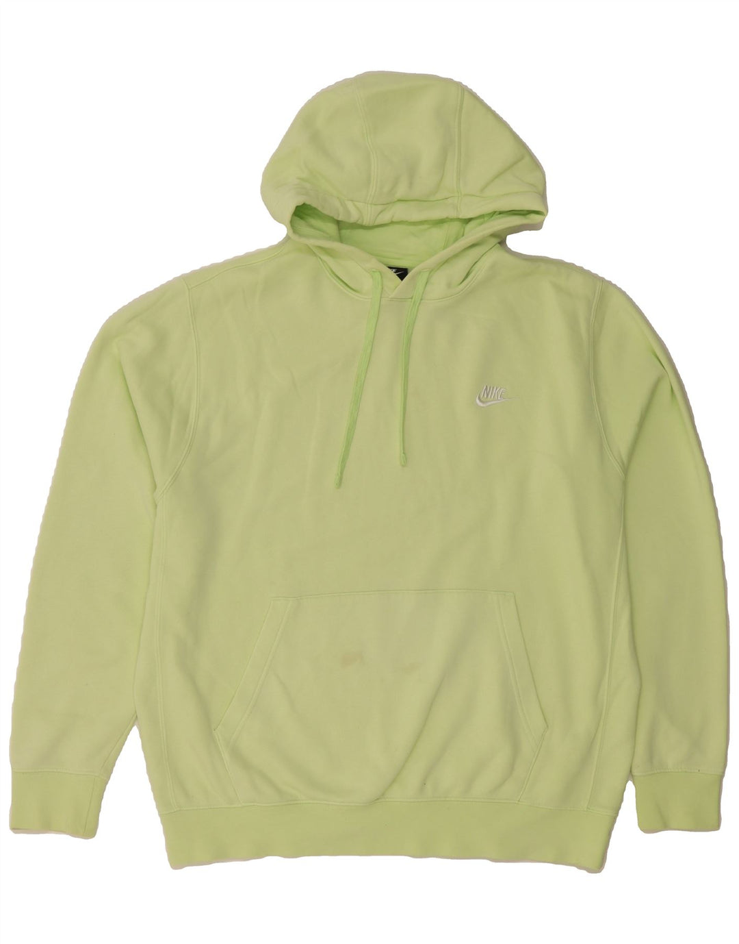 NIKE Mens Hoodie Jumper Large Green Cotton Vintage Nike and Second-Hand Nike from Messina Hembry 