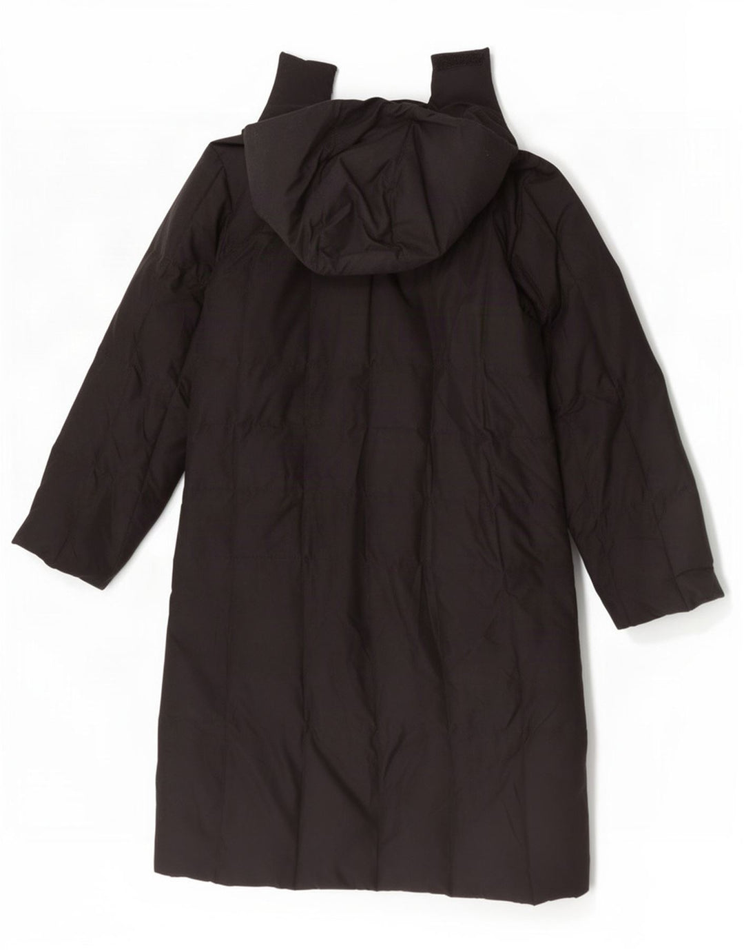 Casaco acolchoado com capuz feminino Sergio Tacchini IT 44 poliéster preto médio
