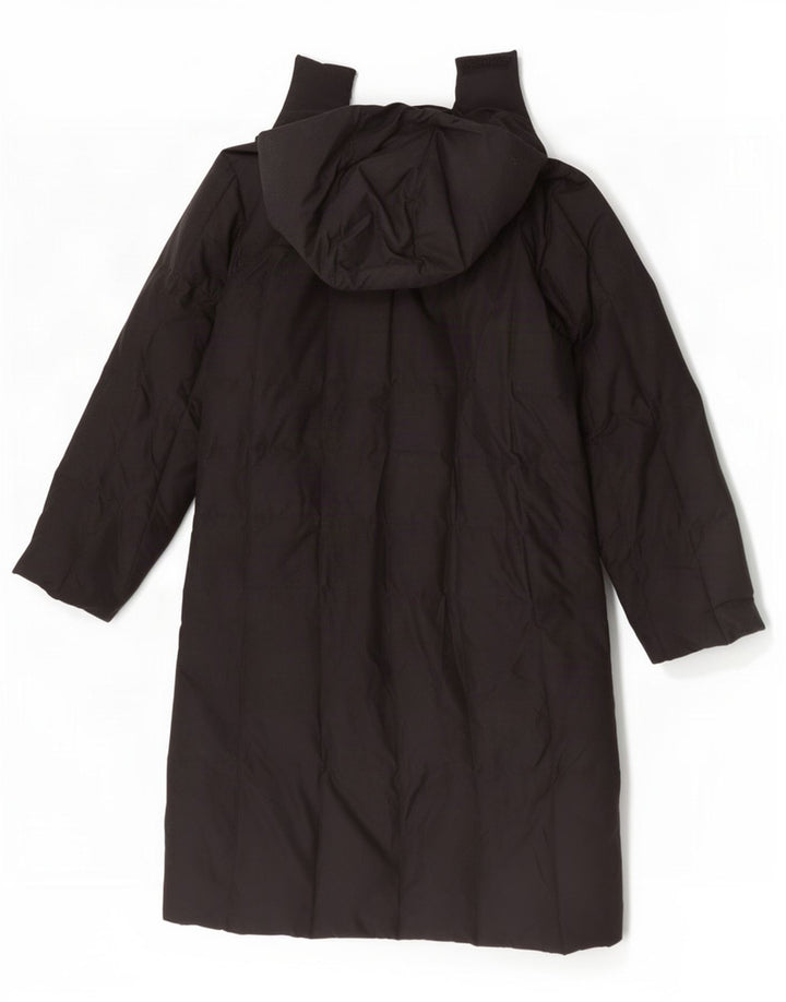 Casaco acolchoado com capuz feminino Sergio Tacchini IT 44 poliéster preto médio