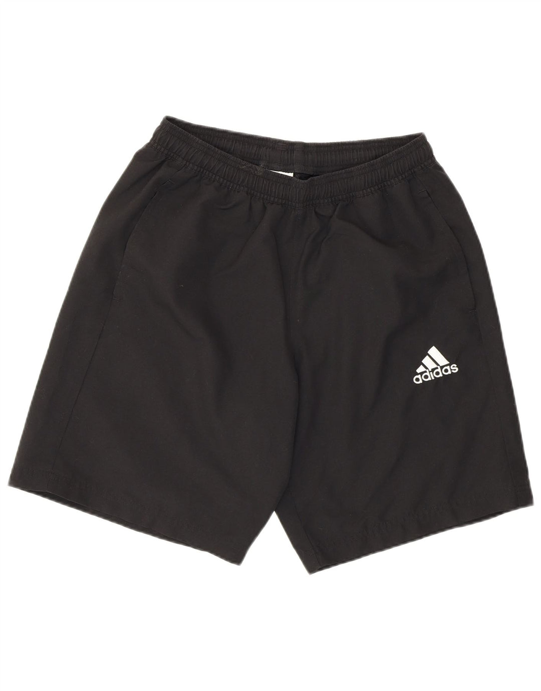 Shorts esportivos masculinos Adidas médio preto
