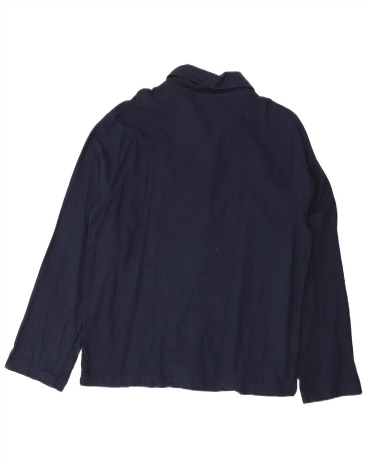 Camisa masculina Calvin Klein azul marinho médio algodão