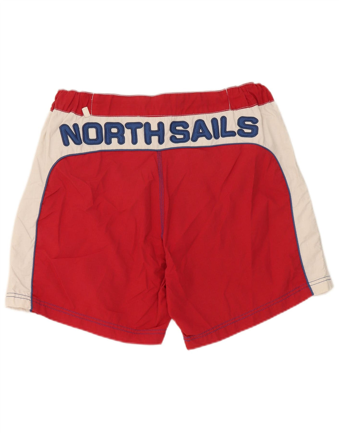 Shorts de natação masculino North Sails médio vermelho colorblock poliamida