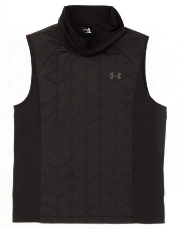 Colete feminino Under Armour Cold Gear Top UK 14 poliéster preto médio