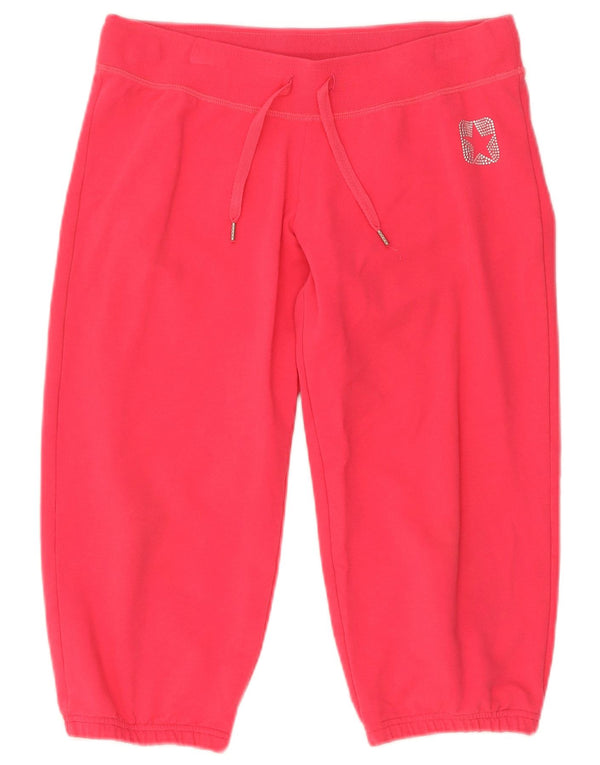 Bermuda esportiva feminina Converse UK 12 algodão rosa médio