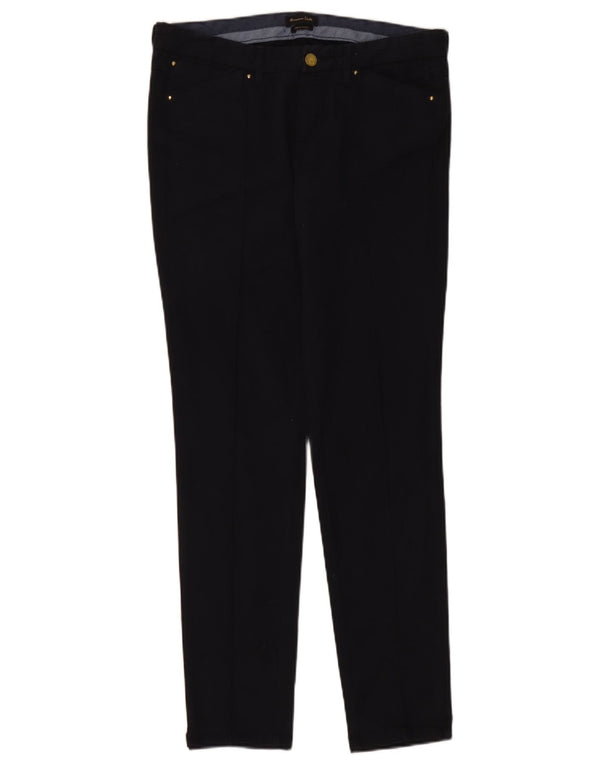 Calça Chino Slim Feminina Massimo Dutti EU 40 Médio W30 L31 Azul Marinho