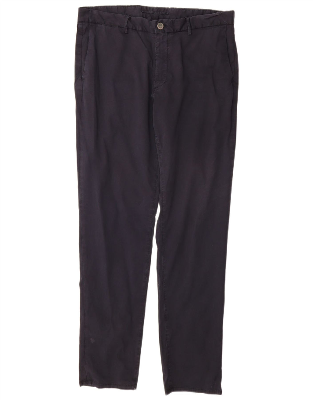 Calça Chino Masculina MASSIMO DUTTI Slim Fit UE 44 Grande W34 L32 Azul Marinho