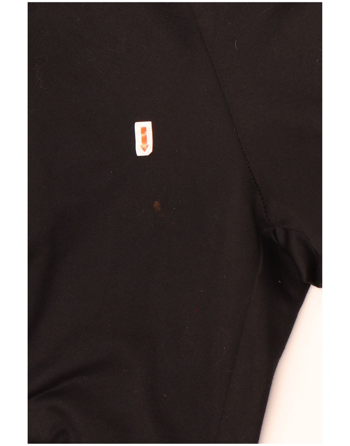 Calça de treino masculina Kappa com estampa gráfica média preta colorblock