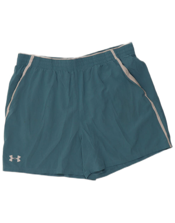 UNDER ARMOUR Mens Sport Shorts XL Azul Colorblock Poliéster