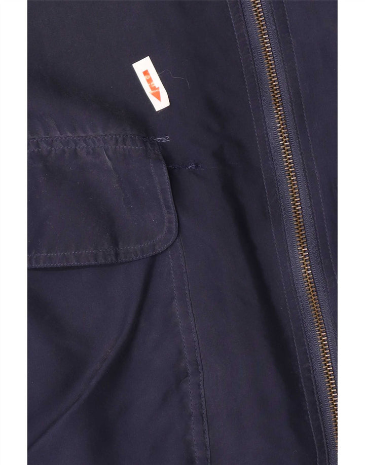 Jaqueta bomber masculina Leader UK 42 XL seda azul marinho