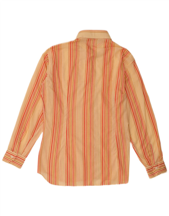 Camisa masculina Cassera listrada laranja média