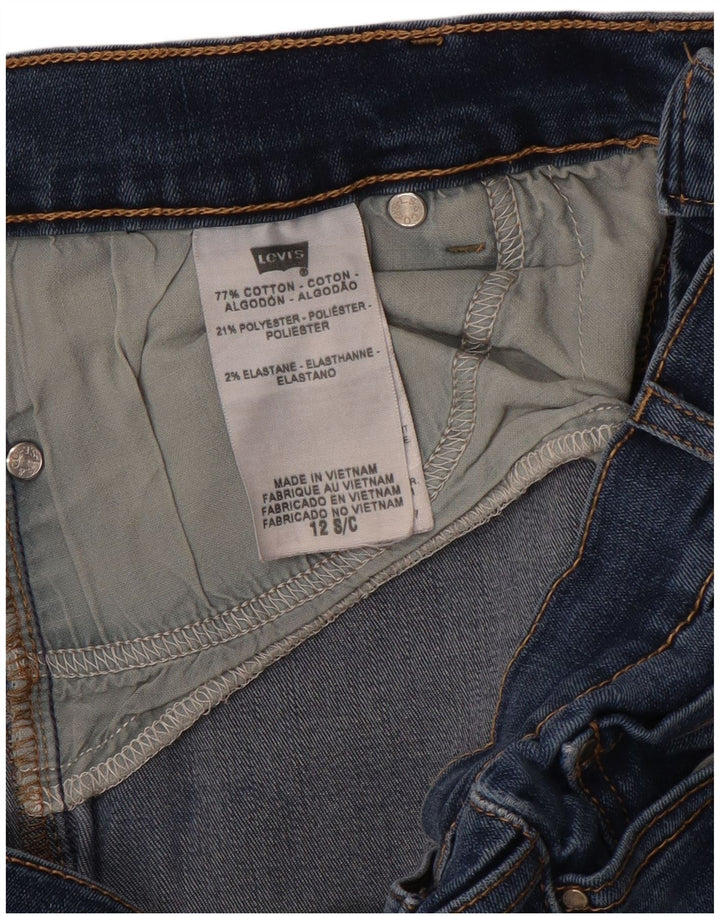 Calça jeans feminina LEVI'S 512 Bootcut US 12 grande W32 L30 azul