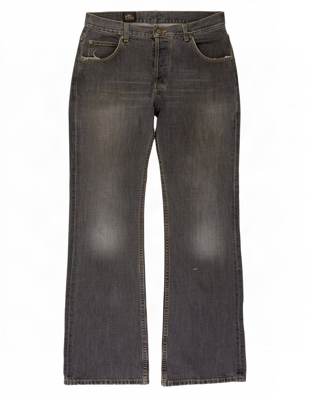Calça jeans feminina Lee Bootcut W30 L34 cinza