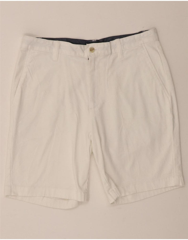 Nautica Mens Chino Shorts W32 Médio Branco