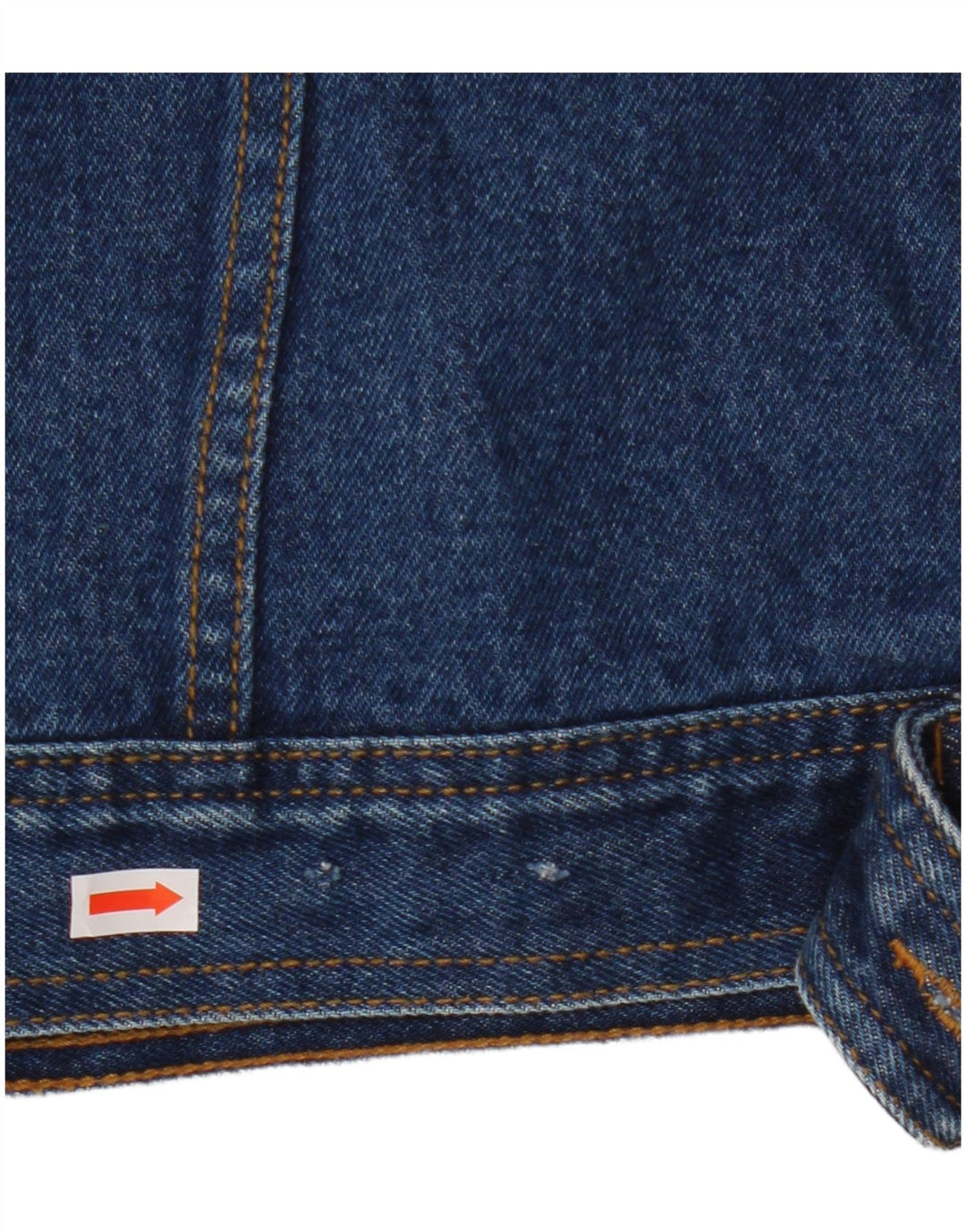 Jaqueta jeans masculina estilo jeans Reino Unido 38 algodão azul médio