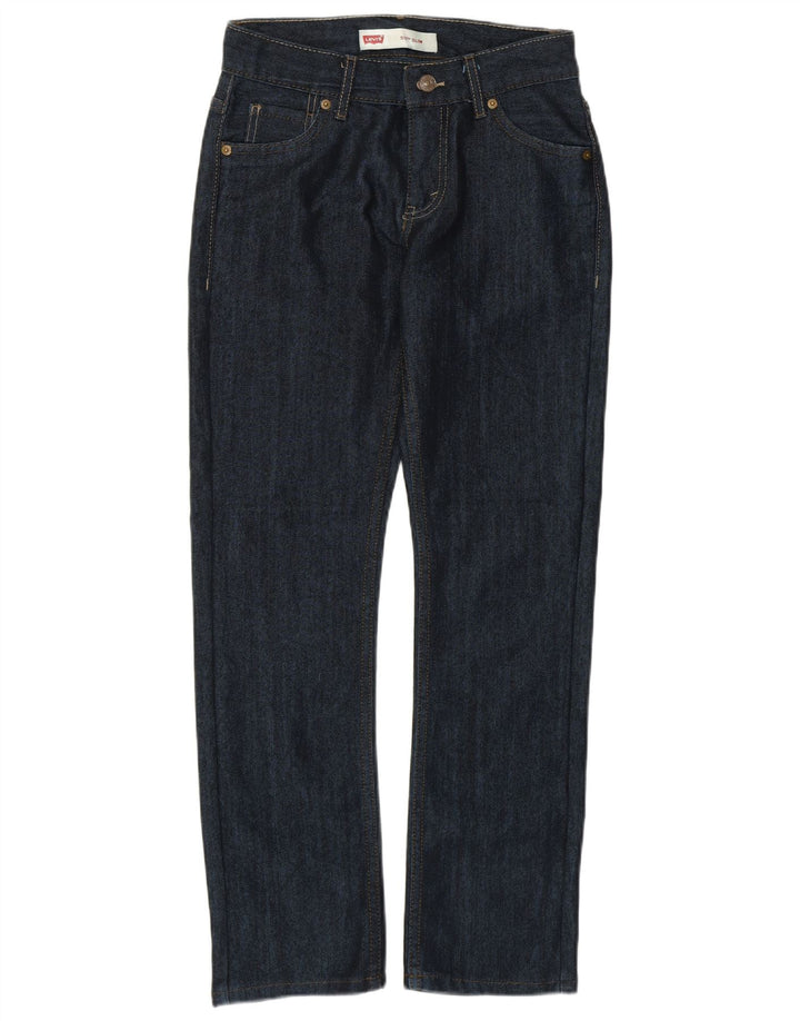 LEVI'S Girls 511 Slim Jeans 13-14 Anos W27 L27 Azul Marinho