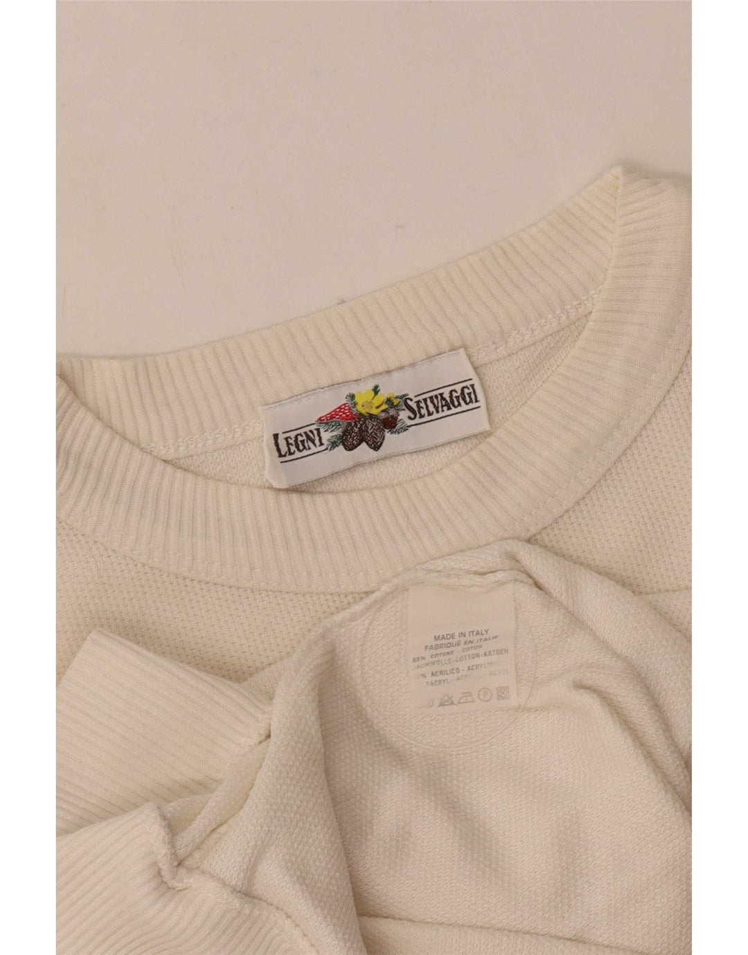 Moletom gráfico masculino vintage Jumper médio algodão branco