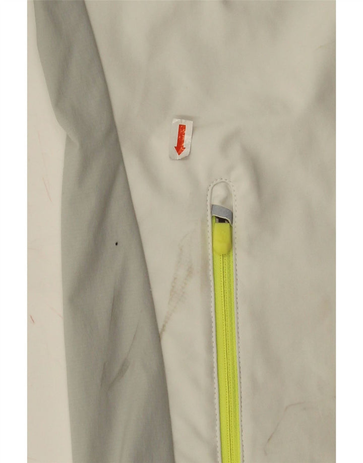 Jaqueta feminina de treino Jack Wolfskin Reino Unido 10 pequeno bloco cinza