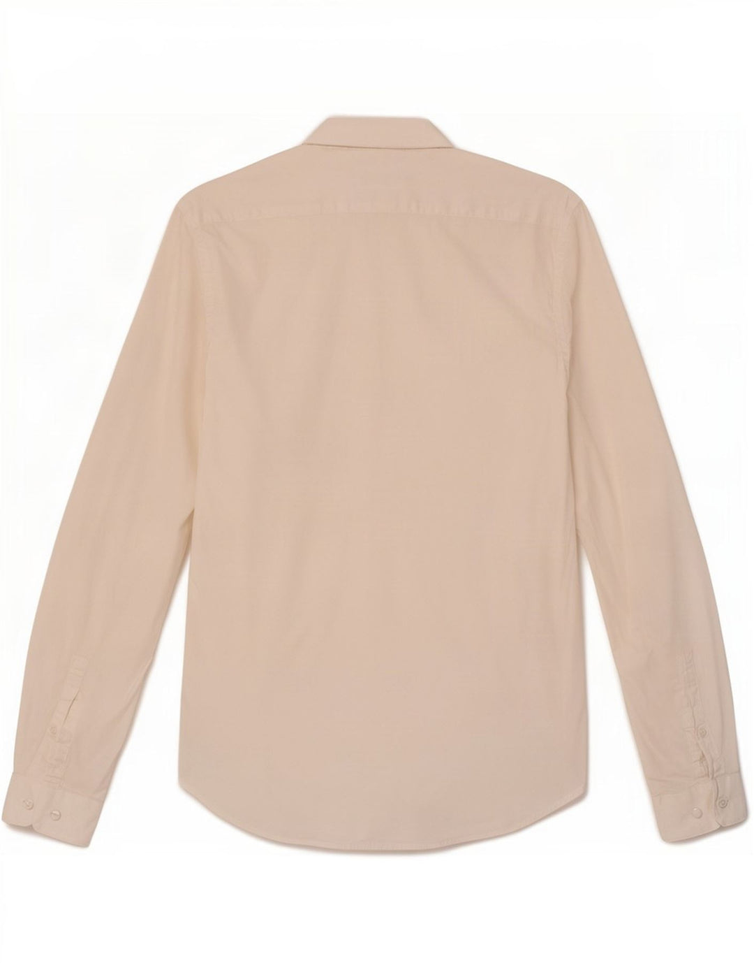 Camisa masculina Zara Super Slim Fit pequena branca