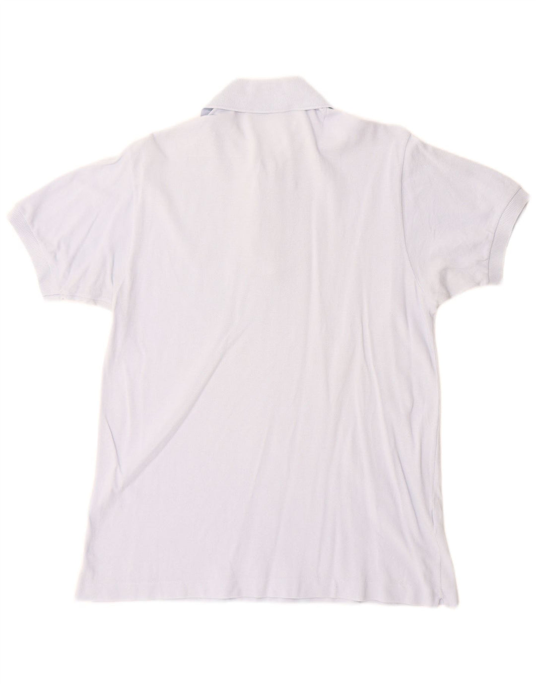 Camisa polo masculina Lacoste tamanho 4 algodão azul médio