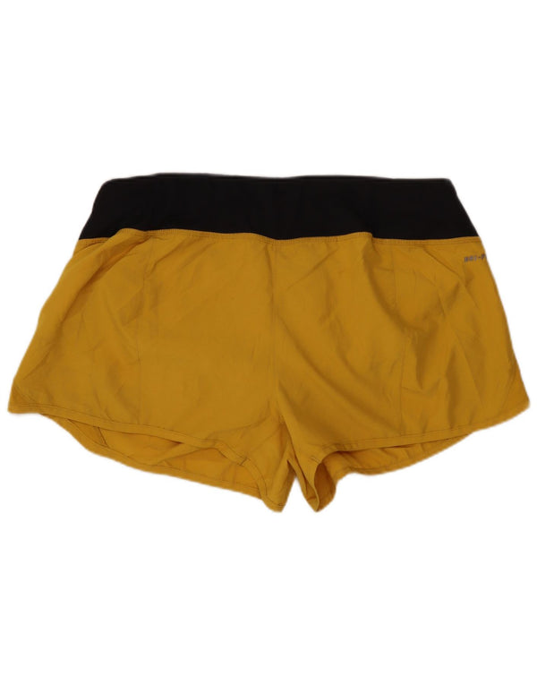 Shorts esportivos femininos NIKE Missouri Tigers UK 16 grande amarelo colorblock