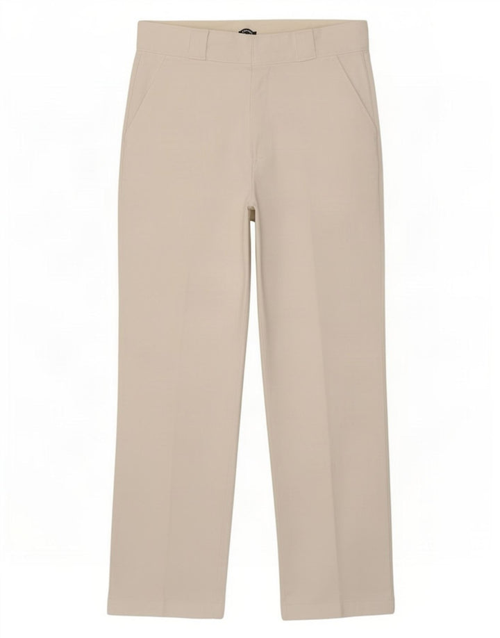 Calça Chino reta feminina Dickies W28 L26 poliéster branco