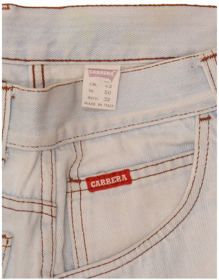 Saia jeans feminina CARRERA IT 42 médio W30 algodão azul