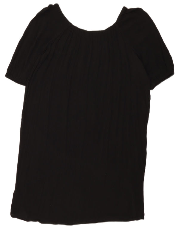 Vestido feminino Marks & Spencer UK 14 grande viscose preta
