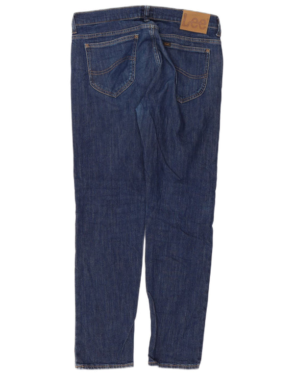 Lee Mens Rider Slim Jeans W31 L30 Azul Algodão