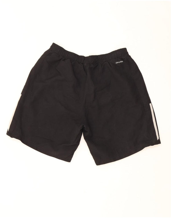 ADIDAS Mens Climalite Sport Shorts Grande Poliéster Preto