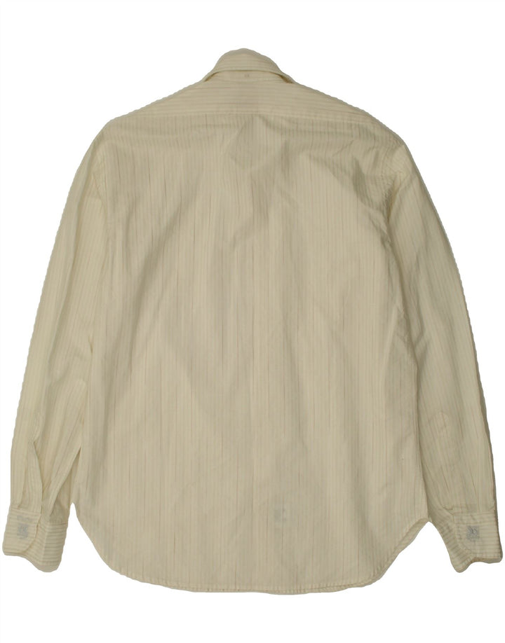 REPLAY Mens Shirt XL Off White Pinstripe Cotton Vintage Replay and Second-Hand Replay from Messina Hembry 