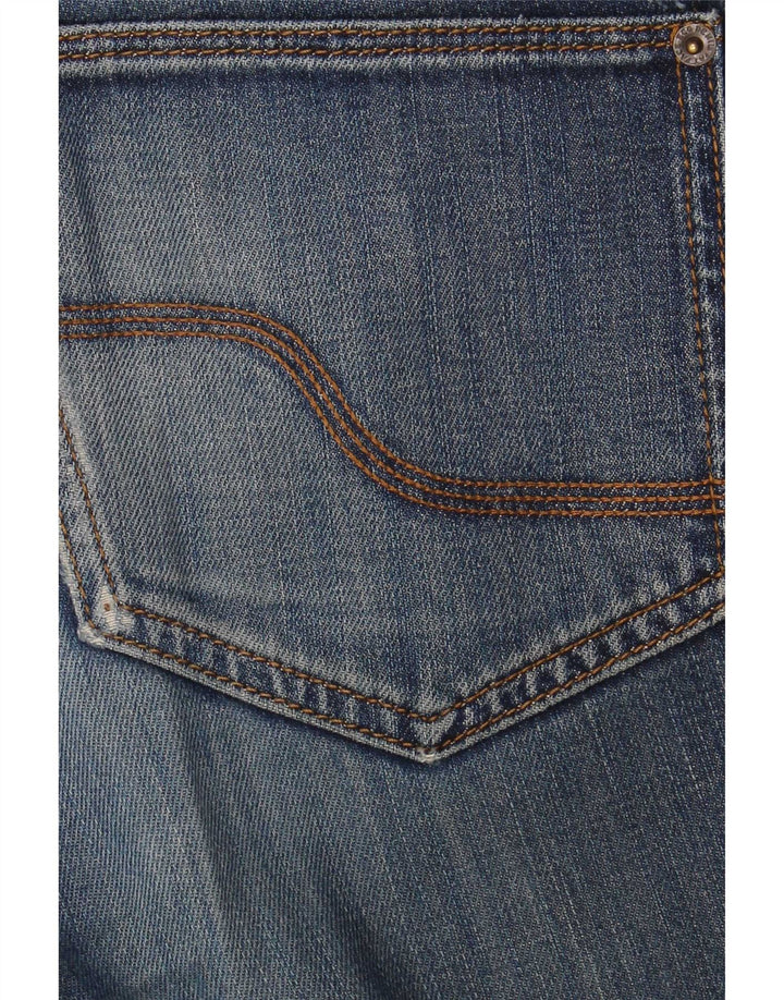 Fat Face Mens Slim Jeans W30 L32 Azul Algodão