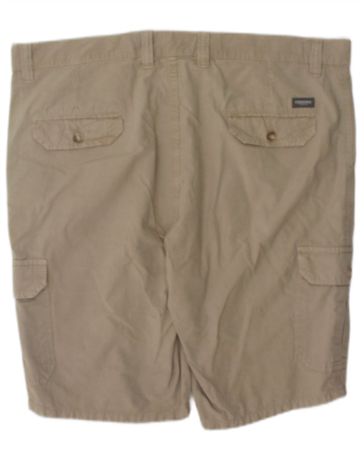 Carrera Mens Cargo Shorts W38 XL Algodão Bege