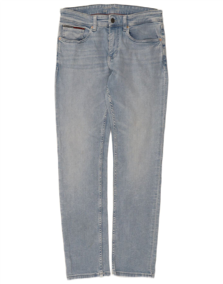 Tommy Hilfiger Masculino Slim Jeans W32 L32 Azul