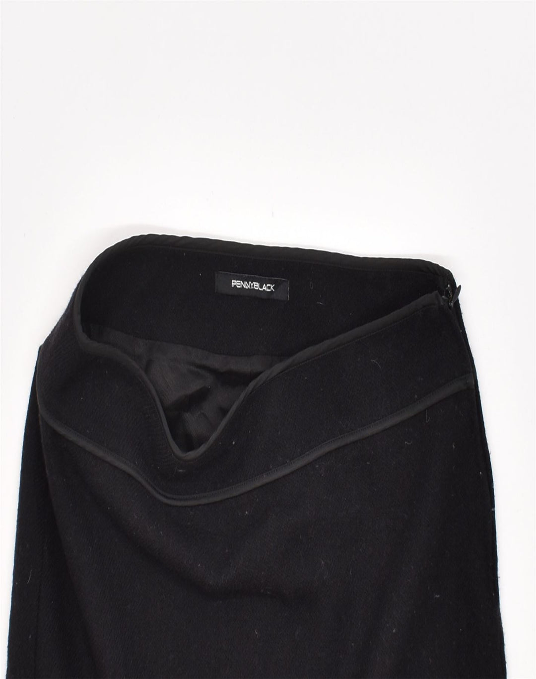 PENNY BLACK Womens Pencil Skirt W30 Medium Black Wool | Vintage | Thrift | Second-Hand | Used Clothing | Messina Hembry 