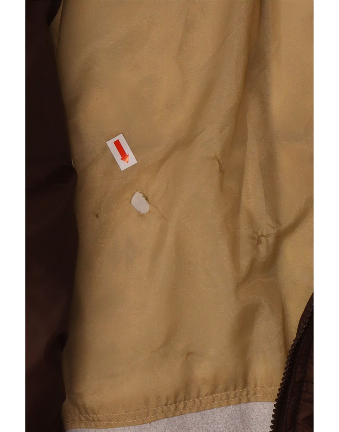 Jaqueta acolchoada feminina ESPRIT Reino Unido 16 grande nylon marrom