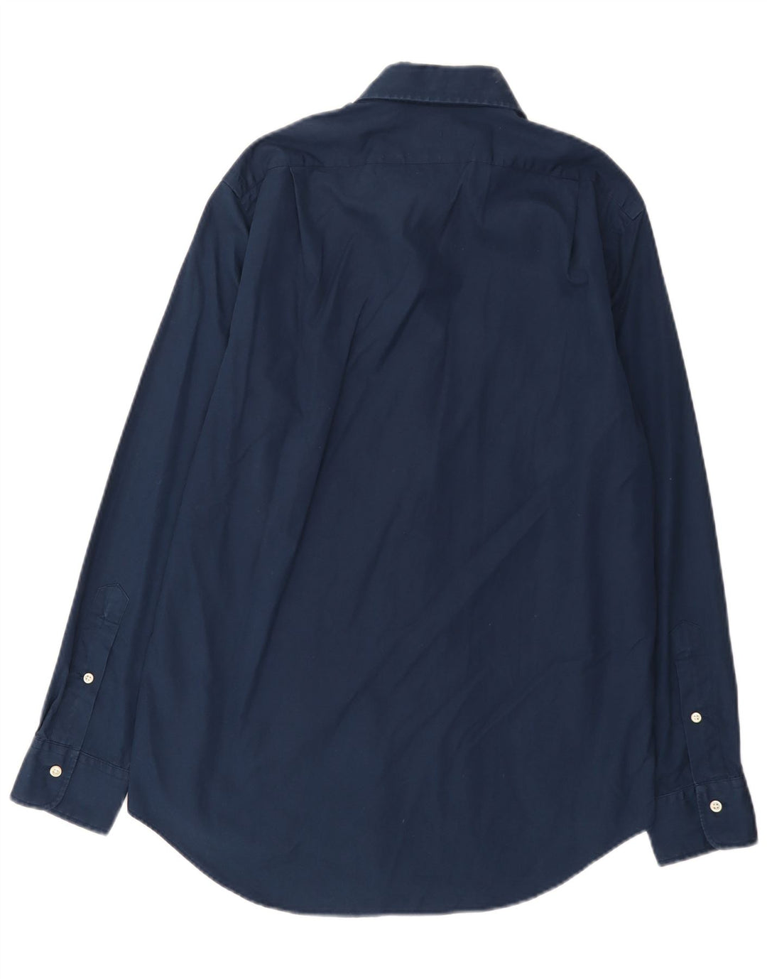 Polo Ralph Lauren Camisa masculina média azul marinho algodão