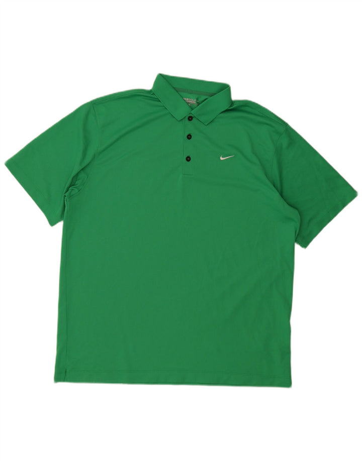 Camisa polo masculina NIKE Dri Fit XL verde poliéster