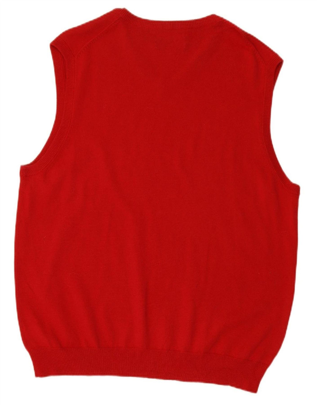 Regata masculina CHAPS com colete grande de algodão vermelho