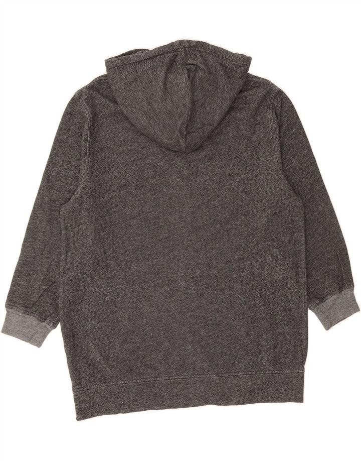 CONVERSE Mens 3/4 Sleeve Zip Hoodie Sweater Large Grey Flecked Cotton Vintage Converse and Second-Hand Converse from Messina Hembry 