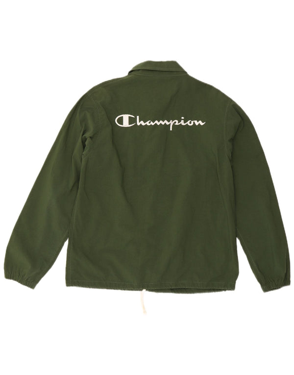 Champion Mens Treino Top Jacket Pequeno Verde
