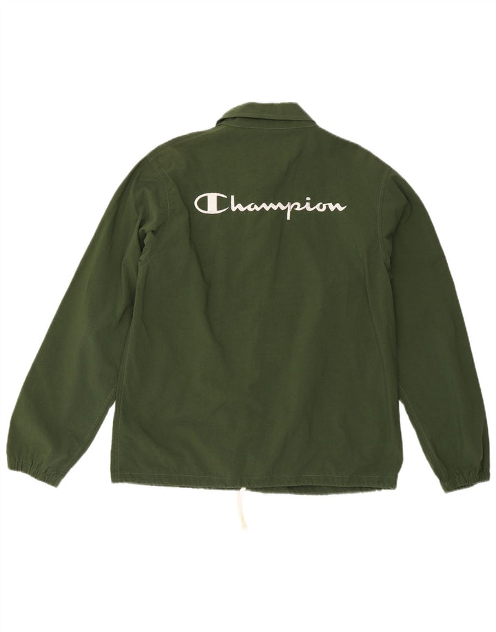 Champion Mens Treino Top Jacket Pequeno Verde