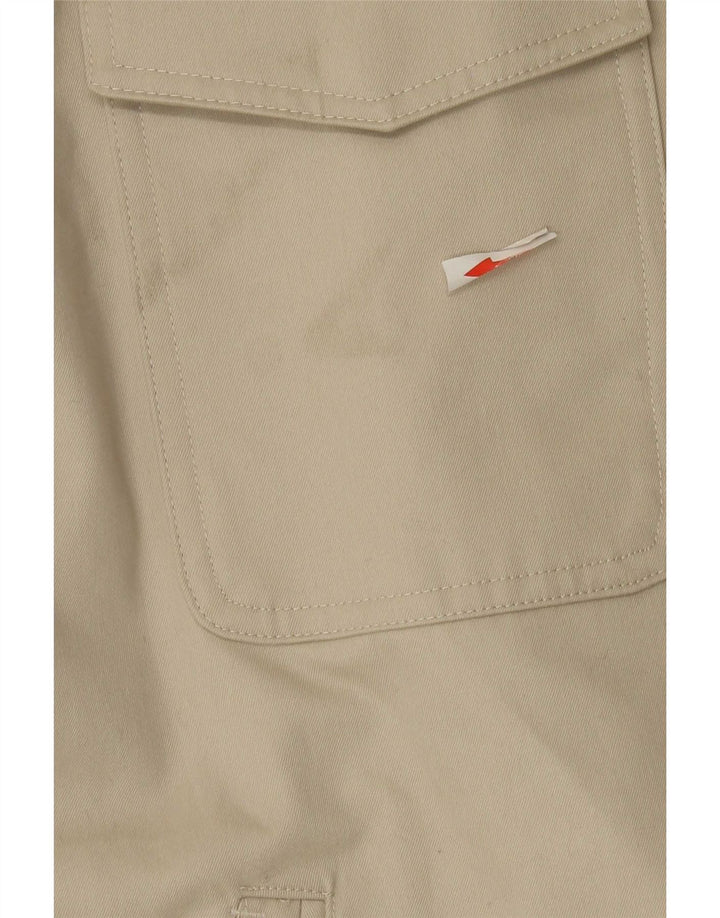 Jaqueta utilitária masculina Marks & Spencer Autograph UK 44 2XL algodão bege