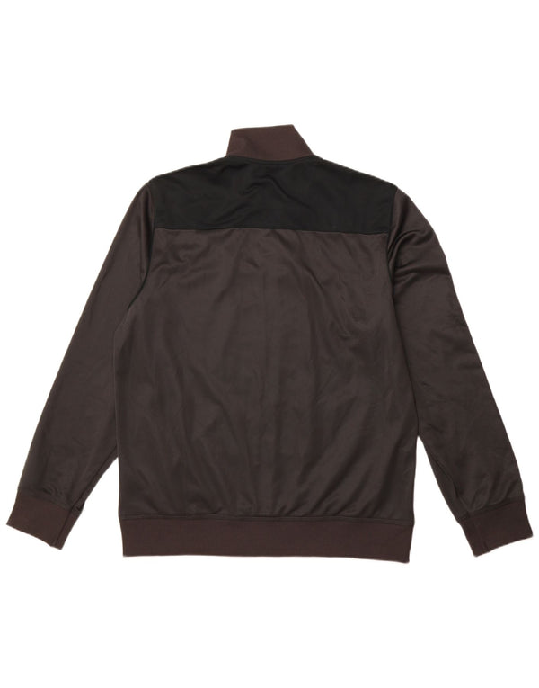 LOTTO Mens Tracksuit Top Jacket XL Grey Colourblock Polyester