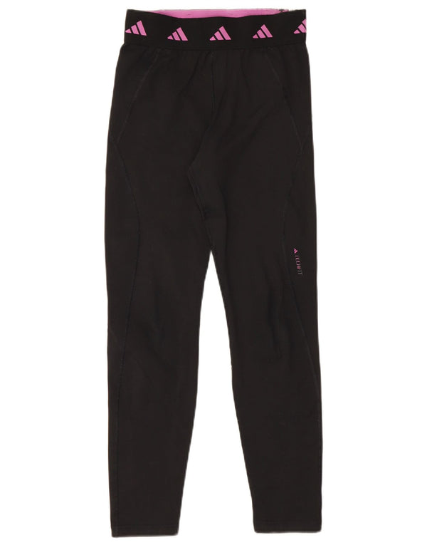 Leggings Adidas Aeroready Graphic para menina 13-14 anos preto poliéster