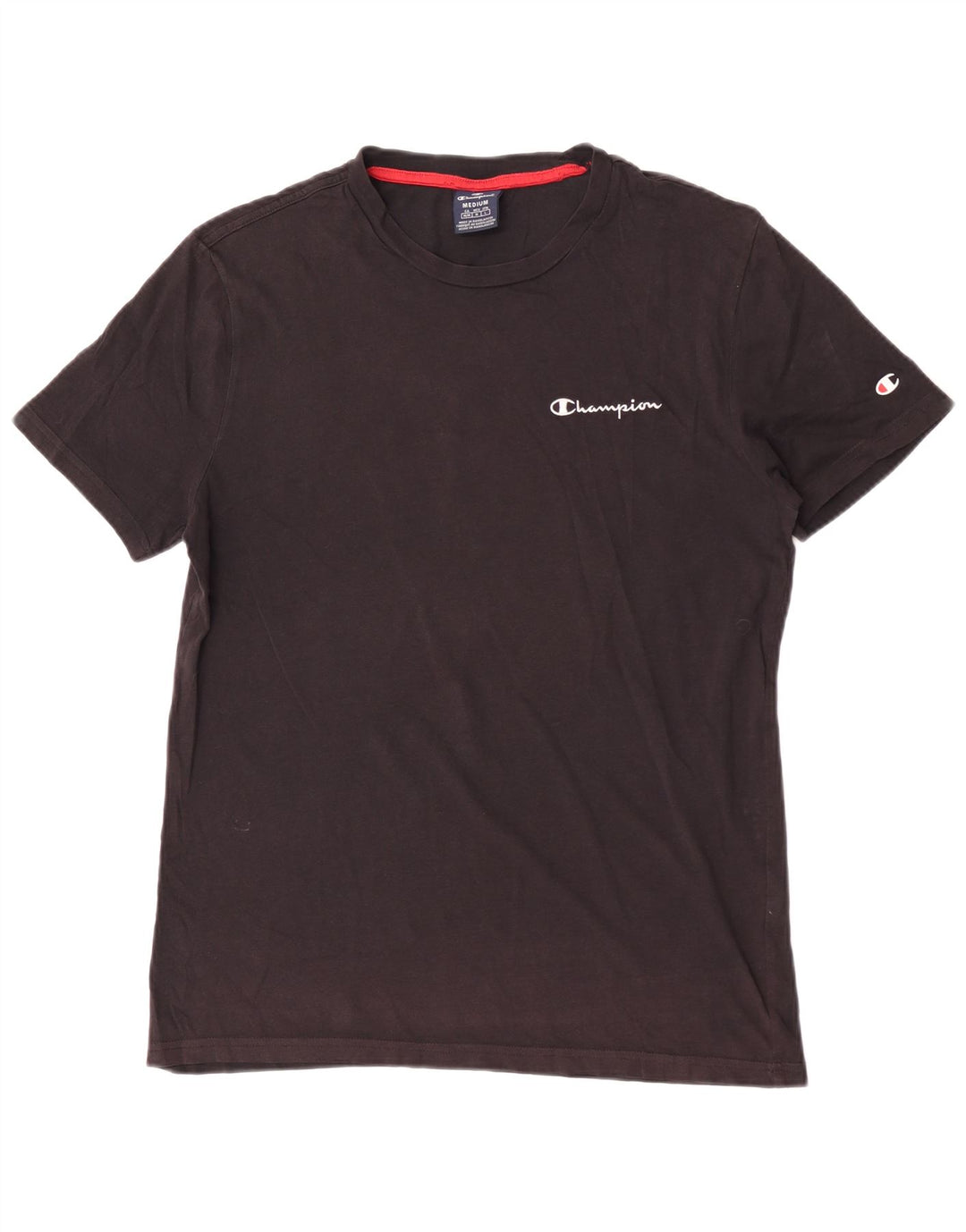 Camiseta masculina gráfica Champion Top médio preto