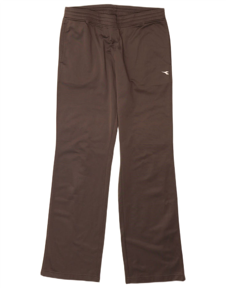 Calça de treino feminina DIADORA UK 12 poliéster cinza médio